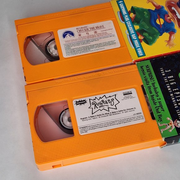 Vintage Rugrats VHS Tapes 90s Nostalgia Nickelodeon - Picture 4 of 4